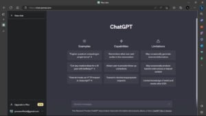 ChatGPT website