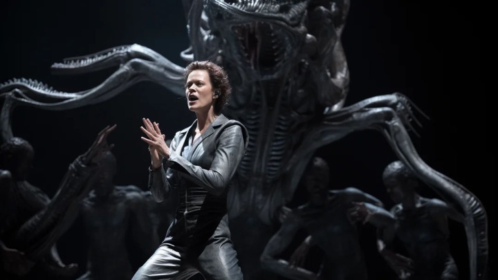 Not exactly Ellen Ripley in Aliens: The Musical.